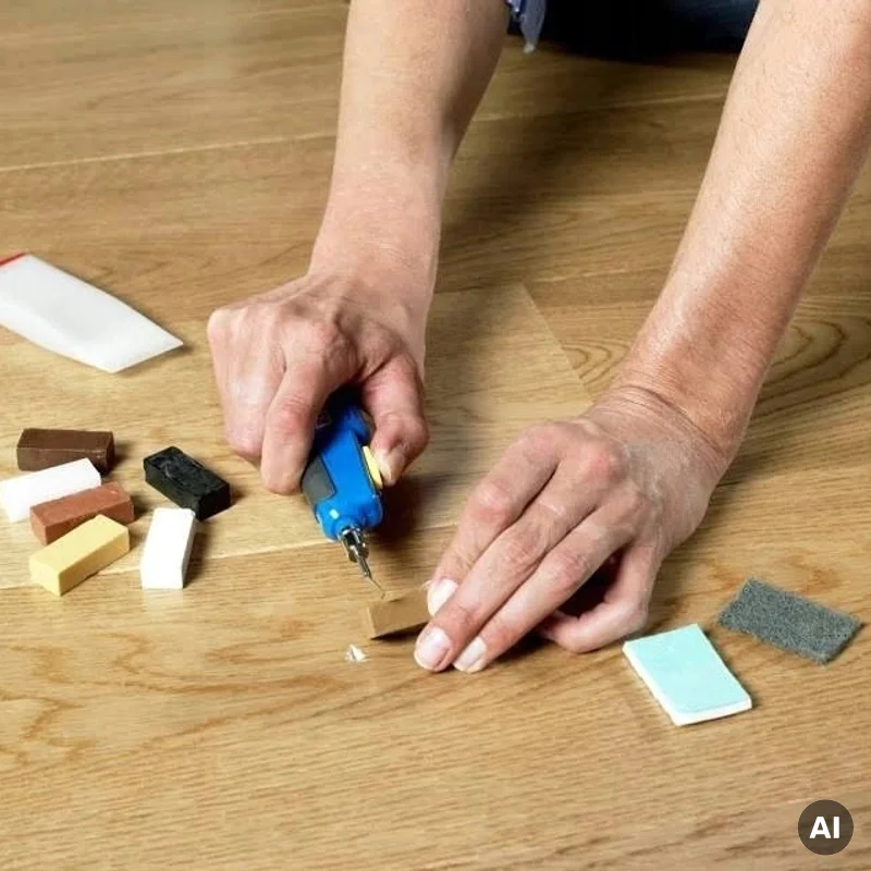 Zestaw naprawczy woski do naprawy paneli Quick-Step, QSREPAI