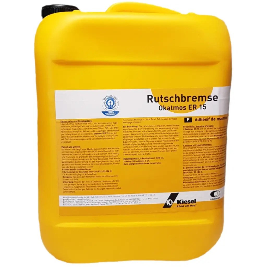 Płyn mocujący do płytek dywanowych Okatmos ER 15 10kg 35069190ER, Płyn mocujący, Kiesel, Kiesel