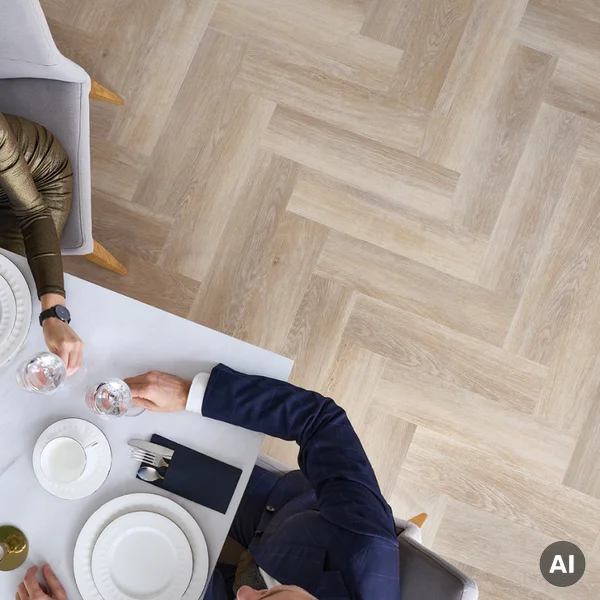 Panele winylowe SPC LVT Jodełka Dąb Stamford CA181 Klasa 3