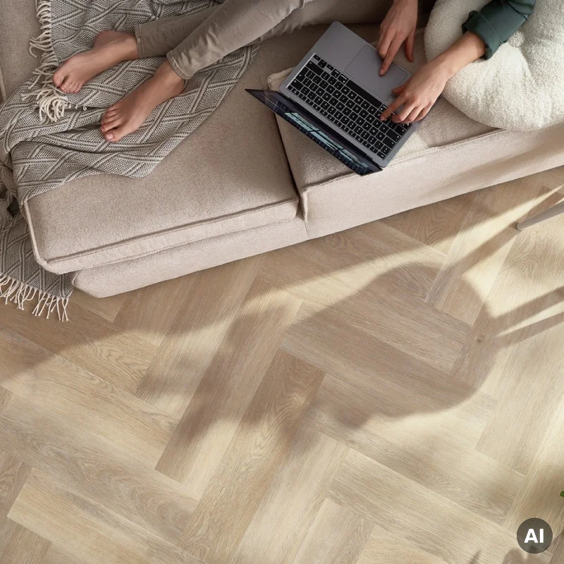 Panele winylowe SPC LVT Jodełka Dąb Dearwood Klasa 33 5 mm