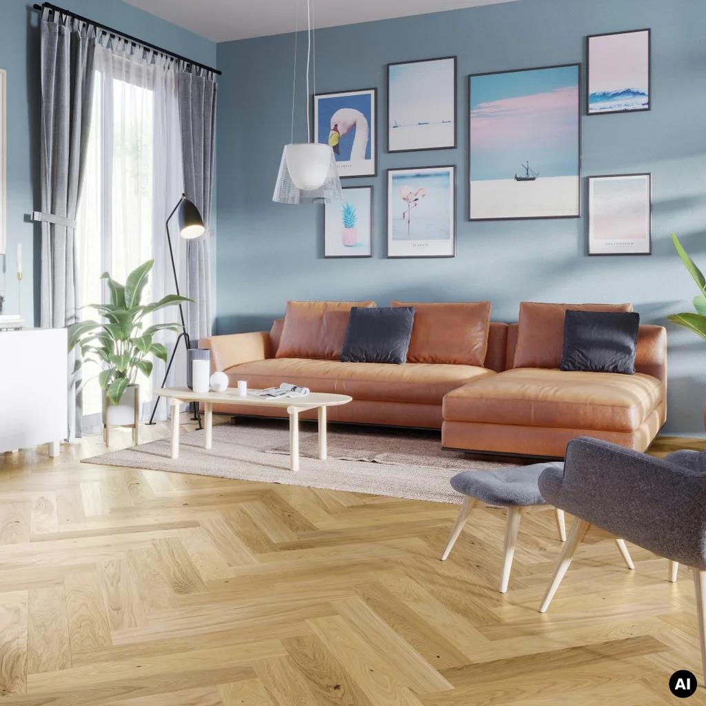 Podłoga drewniana Dąb Caramel Jodła Klasyczna 14 mm, 1WC000004, Deska barlinecka, Classico Line - Jodła Klasyczna, Barlinek