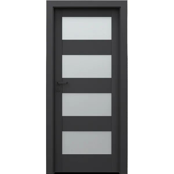 Drzwi Porta VERTE HOME CZARNY model L.4