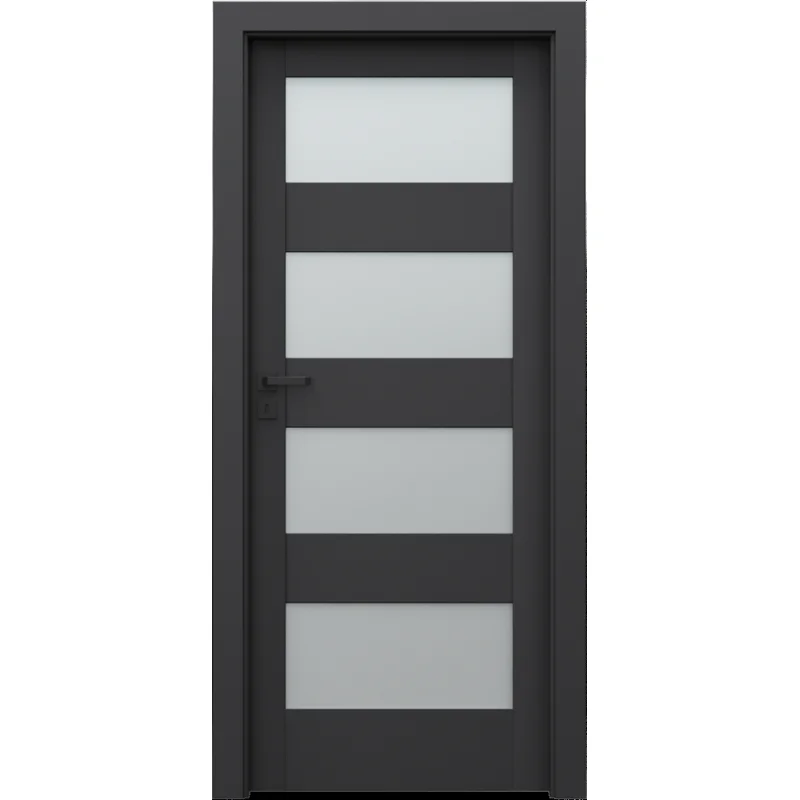 Drzwi Porta VERTE HOME CZARNY model L.4