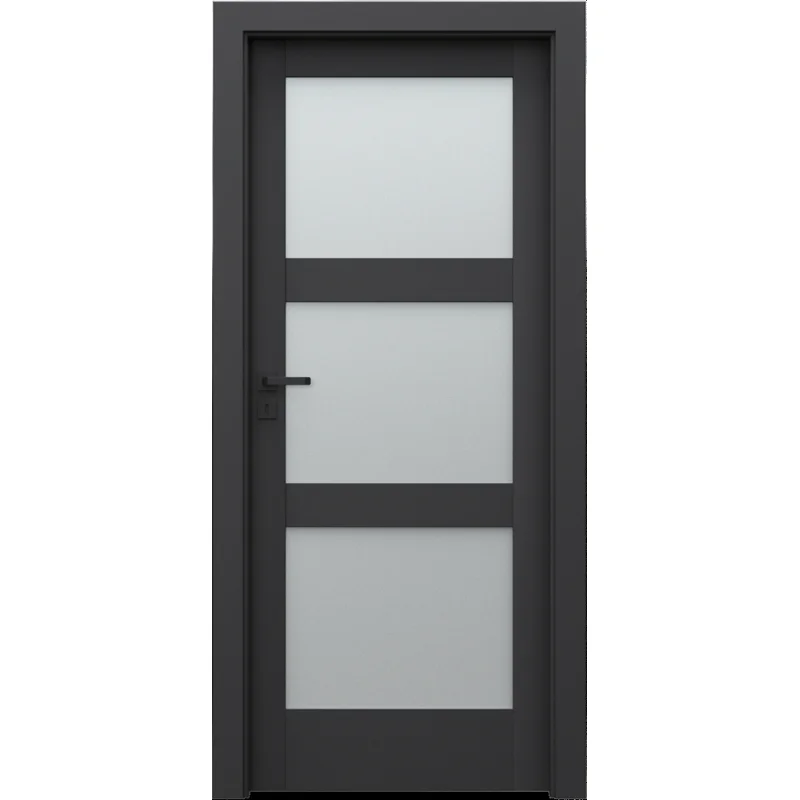 Drzwi Porta VERTE HOME CZARNY model N.3