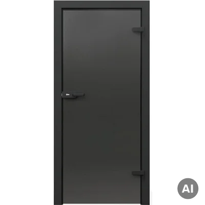 Drzwi Porta GLASS szyba grafitowa matowa