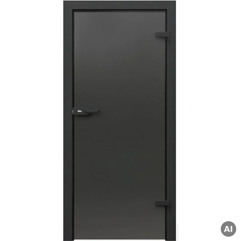 Drzwi Porta GLASS szyba grafitowa matowa