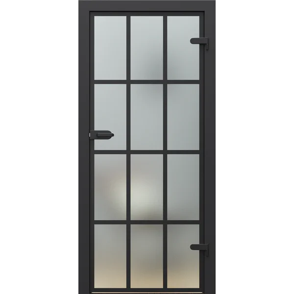 Drzwi Porta GLASS szyba matowa z malowanymi szprosami