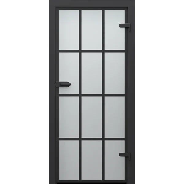 Drzwi Porta GLASS szyba matowa z malowanymi szprosami - 3