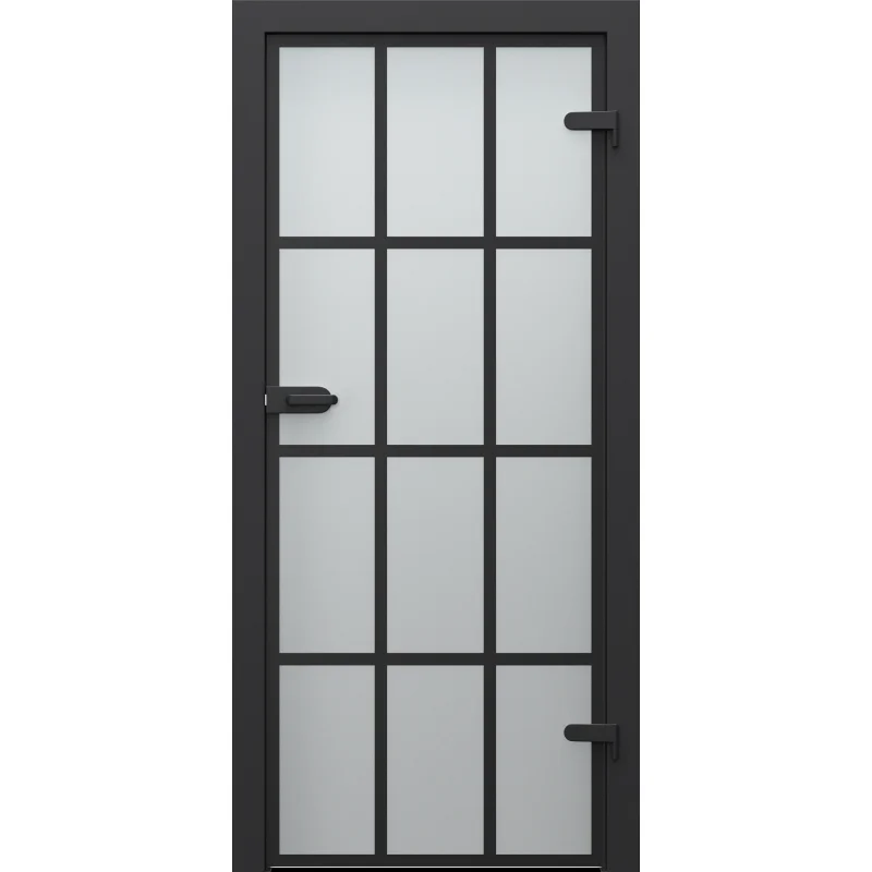 Drzwi Porta GLASS szyba matowa z malowanymi szprosami - 3