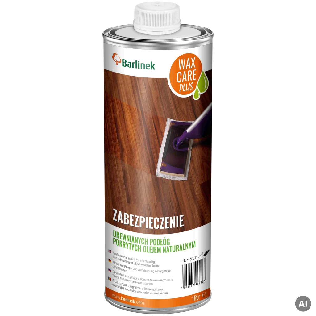 Wax Care Plus Barlinek 1L - środek do pielęgnacji podłóg olejowanych i olejowoskowanych, 5906737942765, Wax Care Plus, Środki czystości, Barlinek