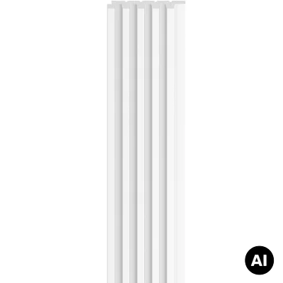 Lamele Panel Linerio Lamele S-Line White 6054505