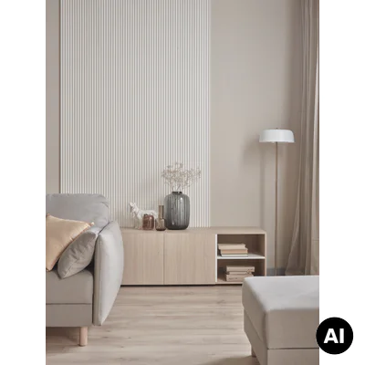 Lamele Panel Linerio Lamele S-Line White 6054505