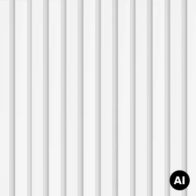 Lamele Panel Linerio M-Line White 6054501