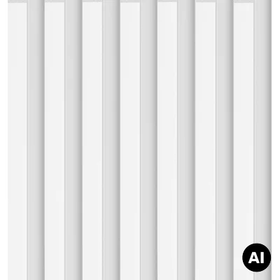 Lamele Panel Linerio Lamele L-Line White 6054508