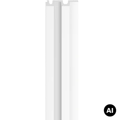 Lamele Panel Linerio Lamele L-Line White 6054508