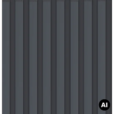 Lamele Panel Linerio Lamele L-Line Anthracite 6054509