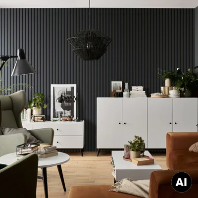 Lamele Panel Linerio Lamele L-Line Anthracite 6054509
