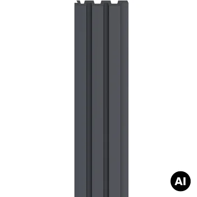Lamele Panel Linerio M-Line Anthracite 6054502