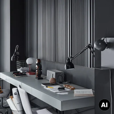 Lamele Panel Linerio M-Line Anthracite 6054502
