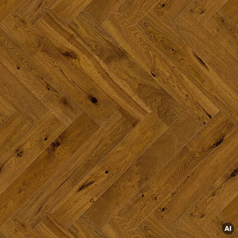 Podłoga drewniana Dąb Brown Sugar Jodła Klasyczna 14 mm,