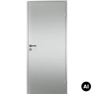 Drzwi uniwersalne metalowe Porta 80 pełne, DNWPL1MU080000SP2K0000