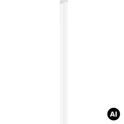 Lamele Listwa LEWA Linerio S-Line White 6054526