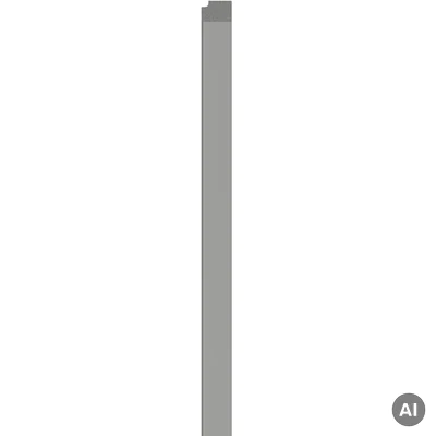 Lamele Listwa PRAWA Linerio L-Line Grey 6054534