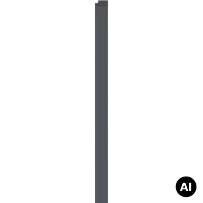 Lamele Listwa PRAWA Linerio M-Line Anthracite 6054512