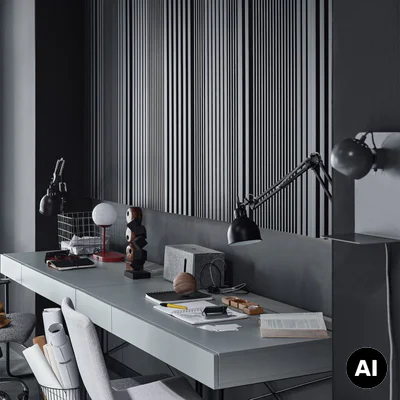 Lamele Listwa PRAWA Linerio M-Line Anthracite 6054512