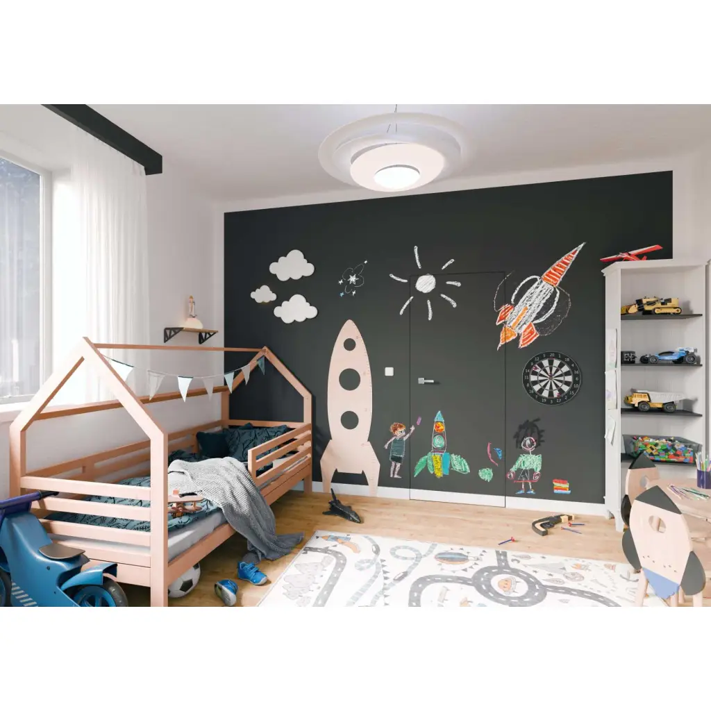 Drzwi Sara Eco 2 odwrotna przylga ukryte lewe 70 cm płyta, DRE 400010383, Drzwi wewnętrzne, Sara Eco 2, DRE