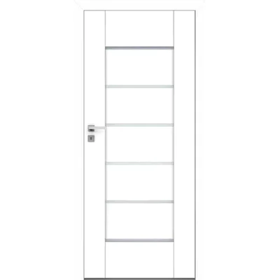 Drzwi Verso prawe przylgowe 80 cm WC z podcięciem wentylacyjnym płyta MDF, DRE 400009860