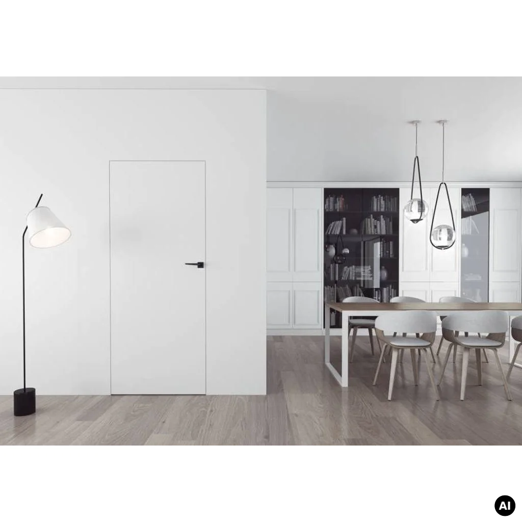 Drzwi Sara Eco 2 bezprzylgowe ukryte lewe 80 cm plaster miodu, DRE 400010027, DRE