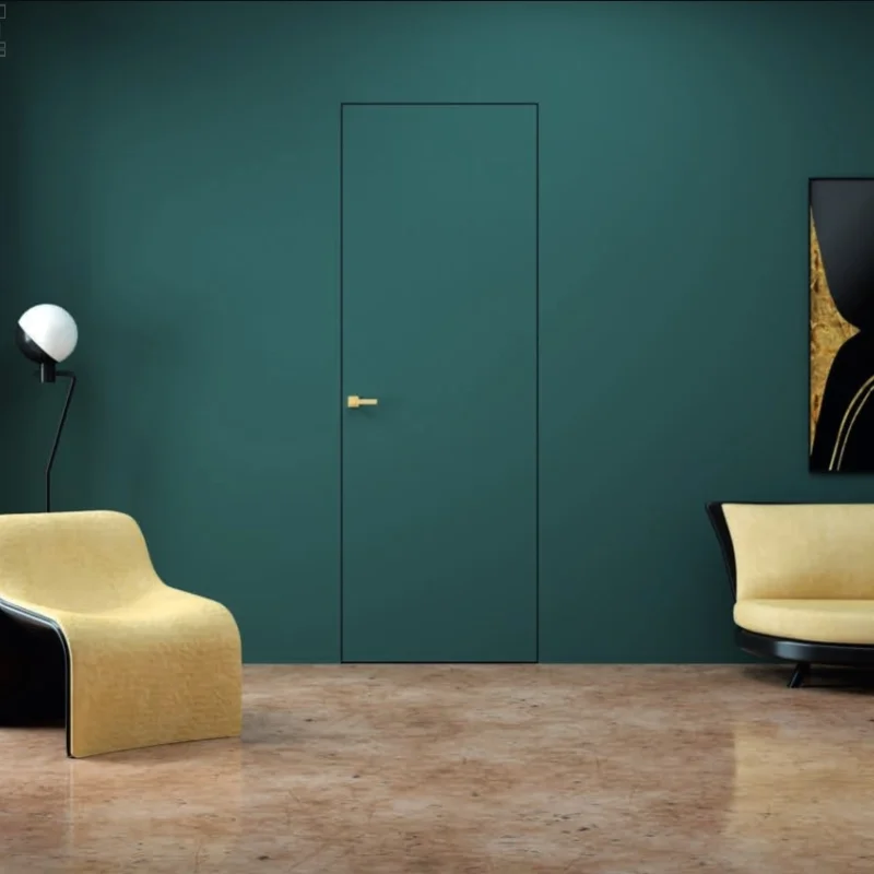 Drzwi Sara Eco 2 odwrotna przylga ukryte lewe 90 cm płyta, 