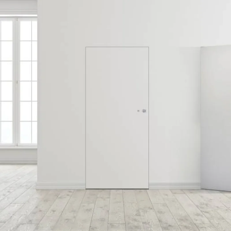 Drzwi ukryte białe + ościeżnica Sara Color lewe 60cm otwi