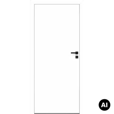 Drzwi Uni 10 lewe przylgowe WC 70 cm plaster miodu, DRE 400010719