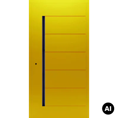 Drzwi Zewnętrzne Megalit, ALU 05