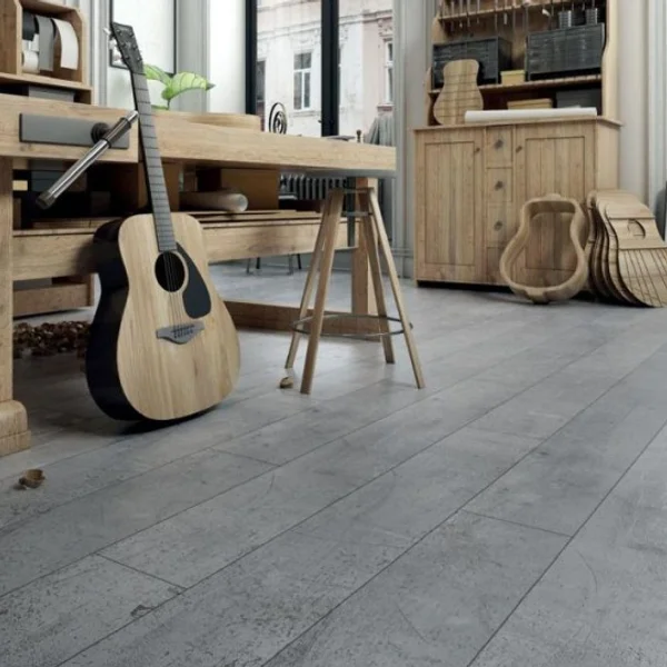 Panele Podłogowe Beton Milenium Szary 8 mm AC5, PBPA1038 - 
