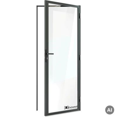 Drzwi Szklane MILANO z klamką