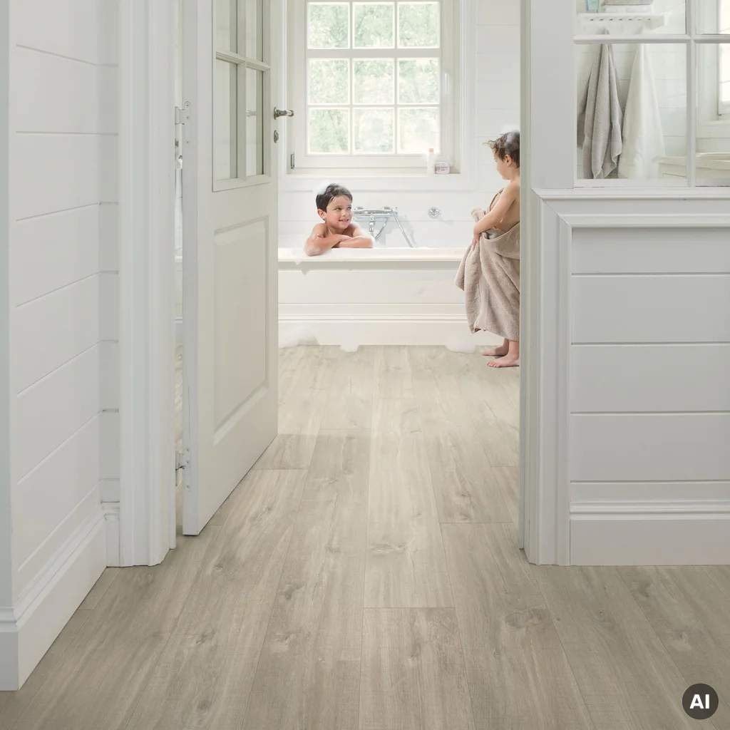Panele Winylowe SPC LVT Dąb Canyon szary ze śladami cięcia piłą AVSPU40030 Klasa 33 5 mm TAK, Panele winylowe, Blos, Quick-Step