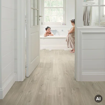 Panele Winylowe SPC LVT Dąb Canyon szary ze śladami cięcia piłą AVSPU40030 Klasa 33 5 mm TAK