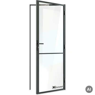 Drzwi Szklane MADRID z klamką