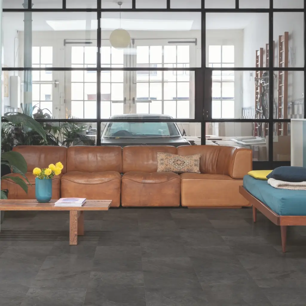 Panele Winylowe SPC LVT Łupek czarny AVSTU40035 Klasa 33 5 mm, Panele winylowe, Oro, Quick-Step Unilin