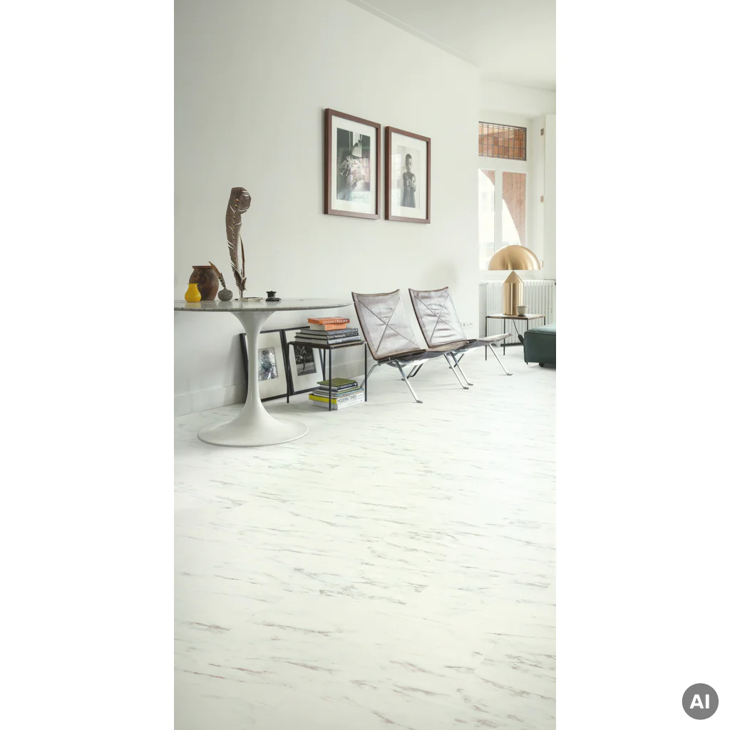 Panele Winylowe SPC LVT Marmur Carrara biel AVSTU40136 Klasa 33 5 mm TAK, Panele winylowe, Oro, Quick-Step
