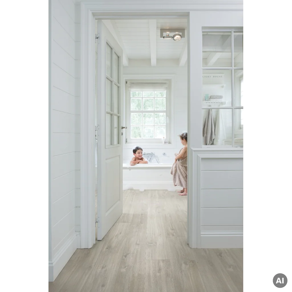 Panele Winylowe SPC LVT Dąb Canyon szary ze śladami cięcia piłą AVSPT40030 Klasa 33 4 mm TAK, Panele winylowe, Blos Base, Quick-Step