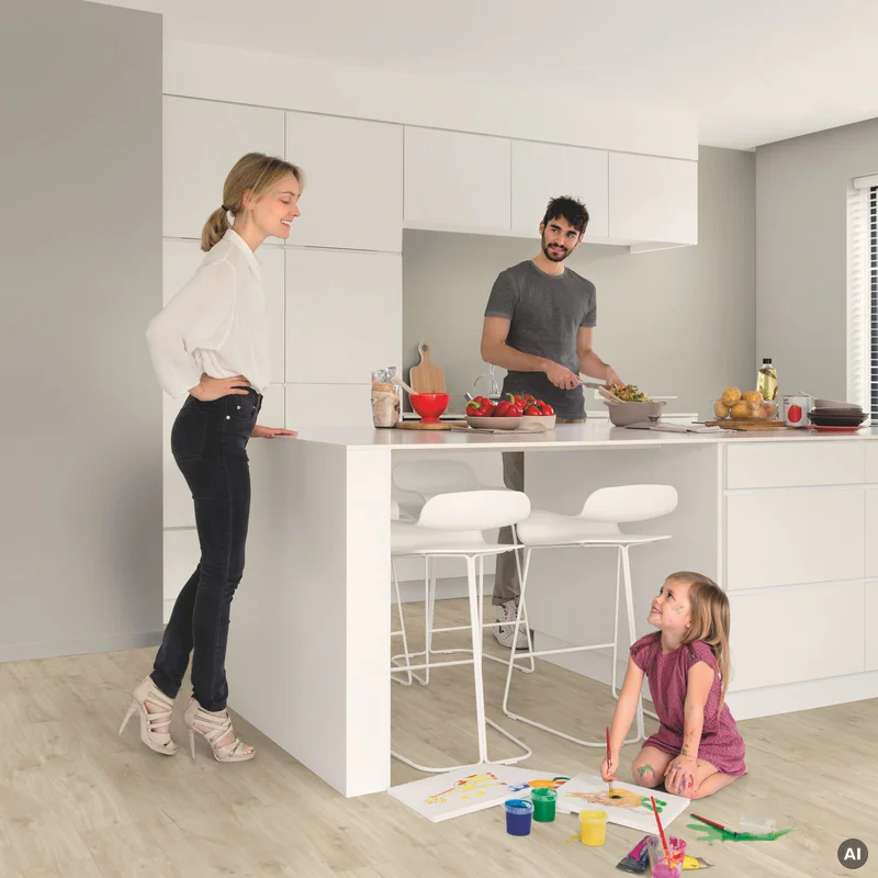 Panele Winylowe SPC LVT Dąb Canyon beżowy AVSPT40038 Klasa