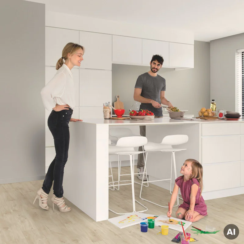 Panele Winylowe SPC LVT Dąb Canyon beżowy AVSPT40038 Klasa