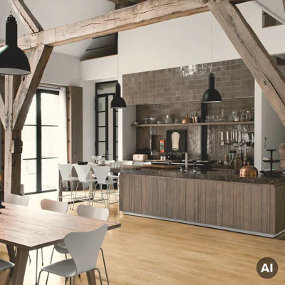 Panele Winylowe SPC LVT Dąb Canyon naturalny AVSPT40039 Klasa 33 4 mm TAK
