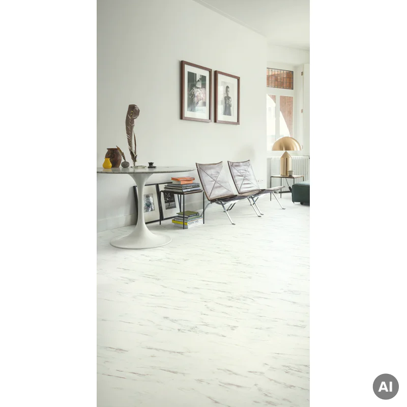 Panele Winylowe SPC LVT Marmur Carrara biel AVSTT40136 Klasa