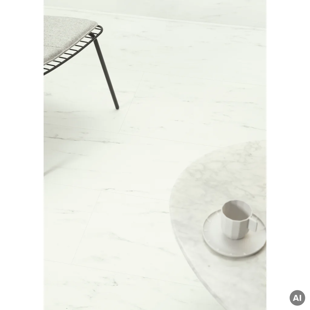 Panele Winylowe SPC LVT Marmur Carrara biel AVSTT40136 Klasa 33 4 mm TAK, Panele winylowe, Oro Base, Quick-Step