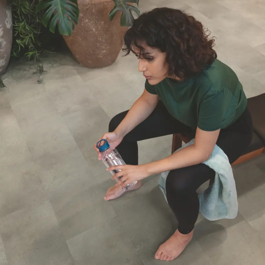 Panele Winylowe SPC LVT Skała betonowa AVSTT40234 Klasa 33 4 mm, Panele winylowe, Oro Base, Quick-Step Unilin